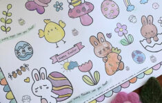 Free, Printable Easter Coloring Page With Hidden Pictures - The inside Printable Easter Hidden Pictures