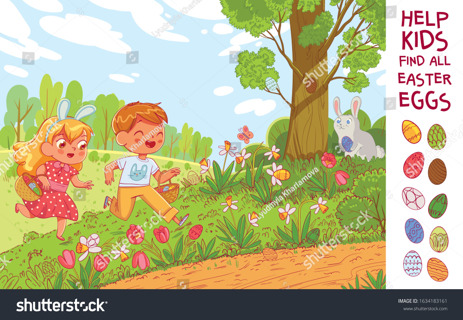 Hidden Eggs Photos And Images | Shutterstock within Hidden Easter Eggs In Pictures