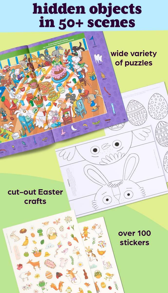 Hidden Pictures Easter Puzzles Deluxe | Highlights For Children inside Easter Hidden Pictures Highlights