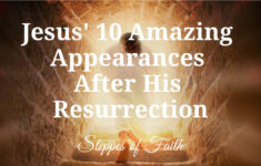Jesus' 10 Amazing Appearances After His Resurrection regarding Easter Hidden Pictures Resurrection Appearances