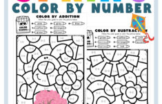 Spring Colornumber - Superstar Worksheets throughout Easter Number Hidden Picture Coloring Worksheets 1-20