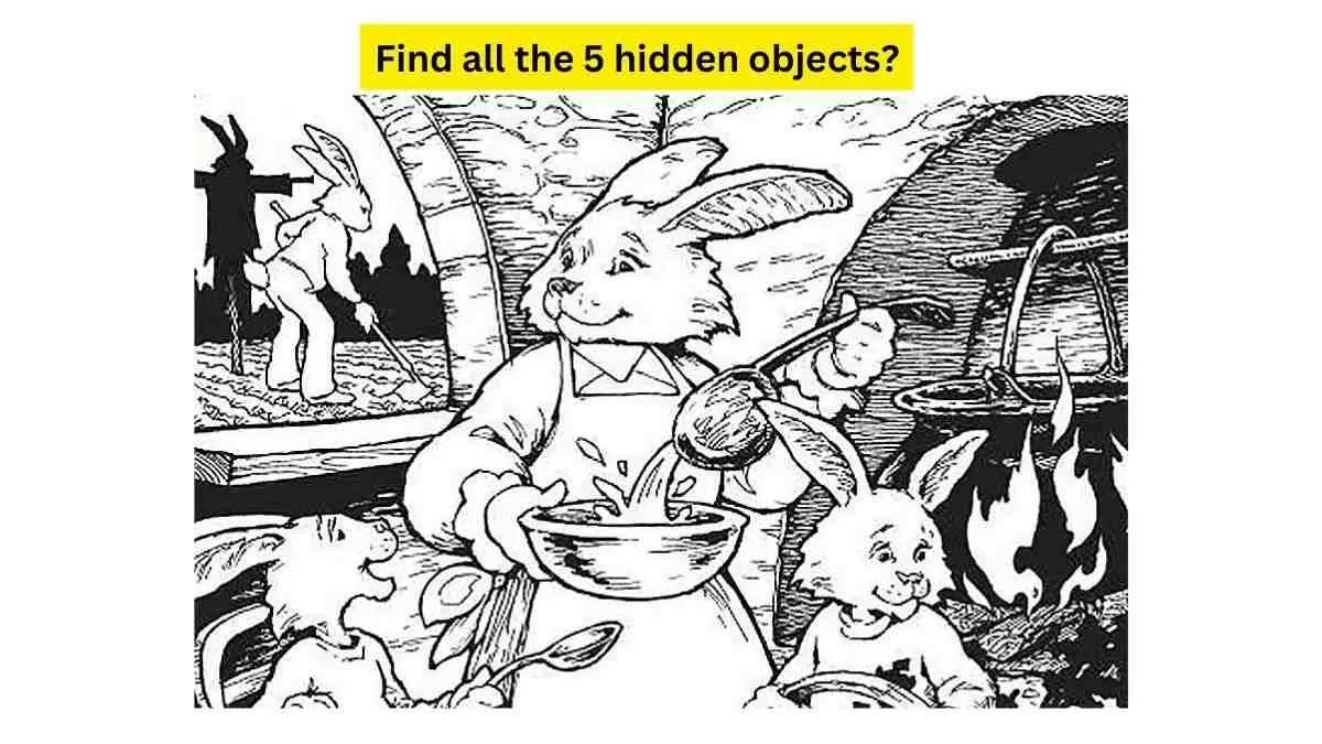 1 Minute Brain Teaser: 3 Objects &amp;amp; 2 Animals! Only 0.1% Of Genius pertaining to Hidden Pictures In Other Pictures