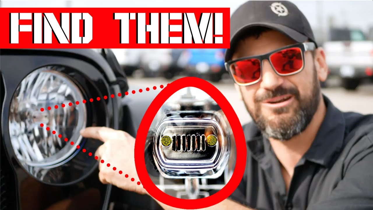 10 Hidden Easter Eggs On The Jeep Jl Wrangler &amp;amp; Gladiator within Hidden Pictures On Jeep Wrangler