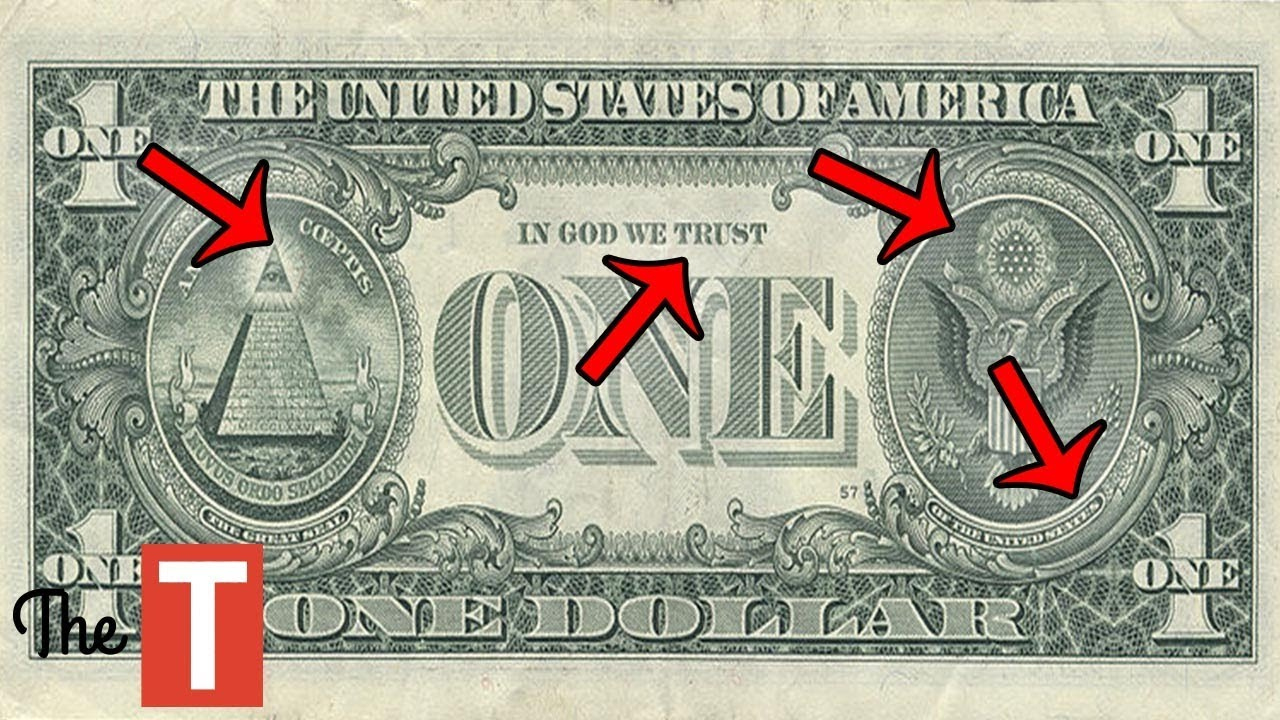 10 Mind Blowing Hidden Secrets In The Us Dollar with Hidden Pictures on Dollar Bill