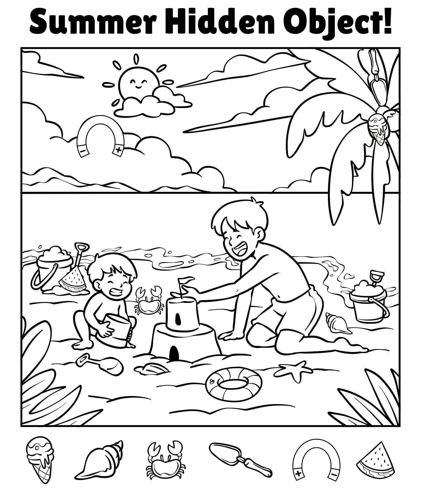 11 Hidden Pictures Ideas | Hidden Pictures, Hidden Pictures in Hidden Pictures About Summer Printable