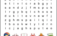1St Grade Summer Word Search - Tree Valley Academy throughout Hidden Pictures Kids To Print Summer