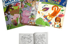 2 Packs Activity Coloring Books Colors Numbers Great Learning Gift in Hidden Pictures Discovery Activity Zone