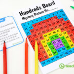 32 Awesome [Printable] Hundreds Board Mystery Picture Task Cards Intended For Hundreds Chart Hidden Pictures Free
