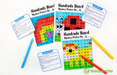 32 Awesome [Printable] Hundreds Board Mystery Picture Task Cards within Hundreds Chart Hidden Pictures Free