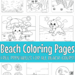 42 Beach Coloring Pages (Free Printable Pdfs) Inside Beach Party Hidden Picture Printable