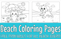 42 Beach Coloring Pages (Free Printable Pdfs) inside Beach Party Hidden Picture Printable