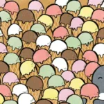 5 Second Vision Test: Can You Spot 3 Empty Ice Cream Cones? Inside Ice Cream Hidden Pictures