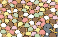 5-Second Vision Test: Can You Spot 3 Empty Ice Cream Cones? inside Ice Cream Hidden Pictures
