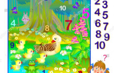 55 Hidden Numbers Worksheet 1 10 Royalty-Free Images, Stock Photos pertaining to Hidden Pictures Math Games