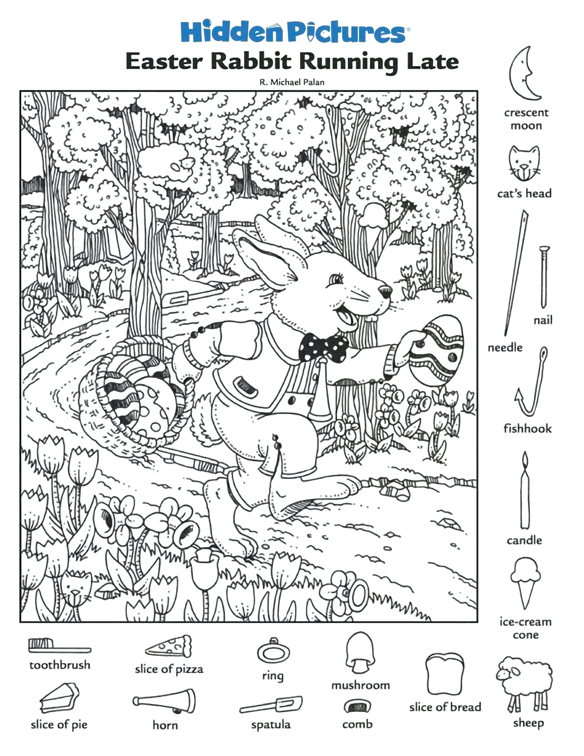 7 Hidden Pictures Ideas | Hidden Pictures, Hidden Picture Puzzles pertaining to Hidden Pictures Easter Rabbit Running Late