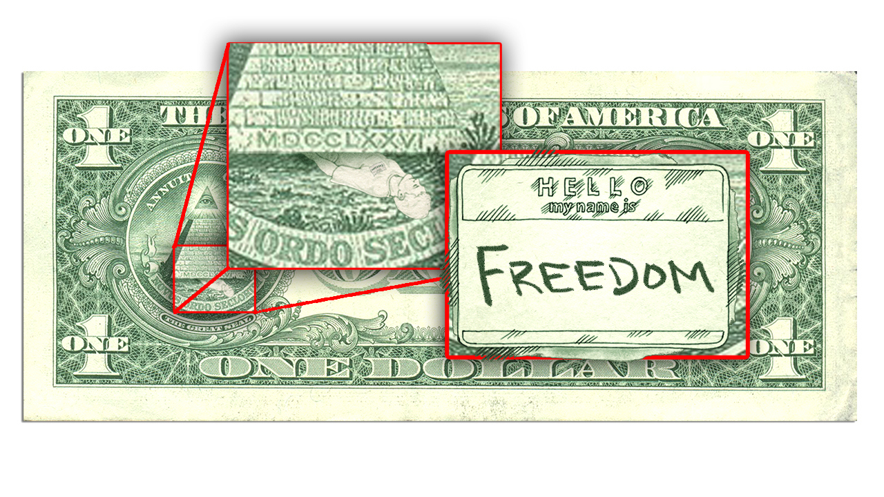 9 Mind-Blowing Things Hidden On The $1 Bill - Clickhole regarding Hidden Pictures In Dollar Bills