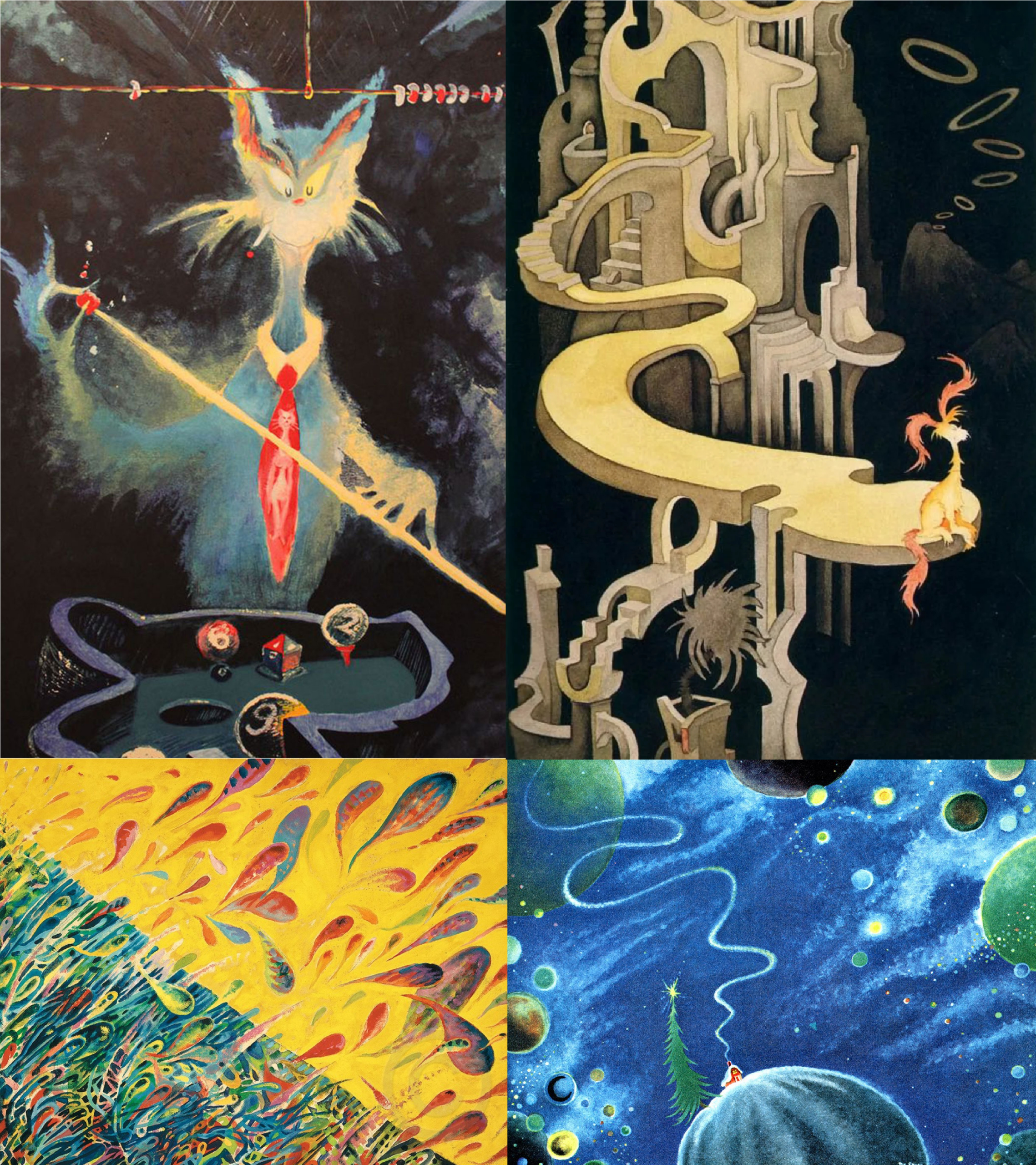 A Collection Of Paintings From &amp;quot;The Secret Art Of Dr. Seuss intended for Dr Seuss Hidden Pictures