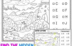 Alphabet Hidden Letters Pictures | Letter Recognition Alphabet regarding Alphabet Hidden Pictures Printable