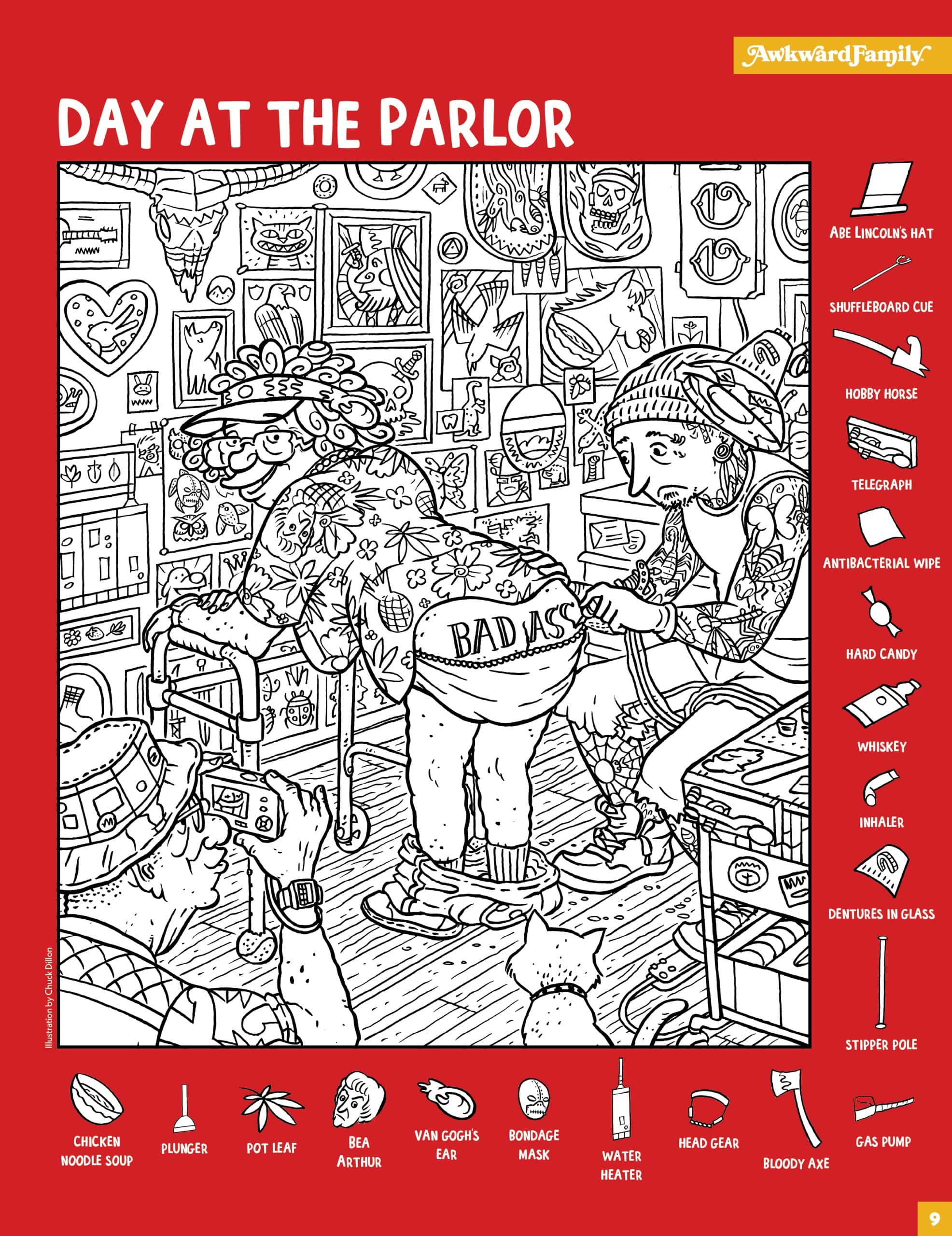 Awkward Hidden Objects - Puzzle Prime in Chuck Dillon Hidden Pictures