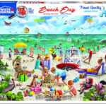 Beach Day   Seek & Find (1401Pz)   1000 Piece Jigsaw Puzzle In Jigsaw Puzzles Hidden Pictures