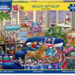 Beach Retreat   Seek & Find (1946Pz)   1000 Piece Jigsaw Puzzle For White Mountain Puzzles Hidden Images Printable