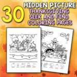 Best Value Hidden Picture Thanksgiving Hunt Seek And Find Activity Within Thanksgiving Hidden Pictures