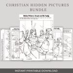 Bible Hidden Picture, Hidden Pictures, Faith Based Worksheet Inside Bible Hidden Pictures