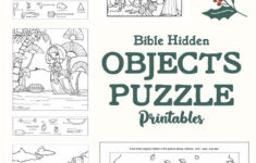 Bible Printables Hidden Objects Puzzle in Hidden Pictures Bible Puzzle Kids