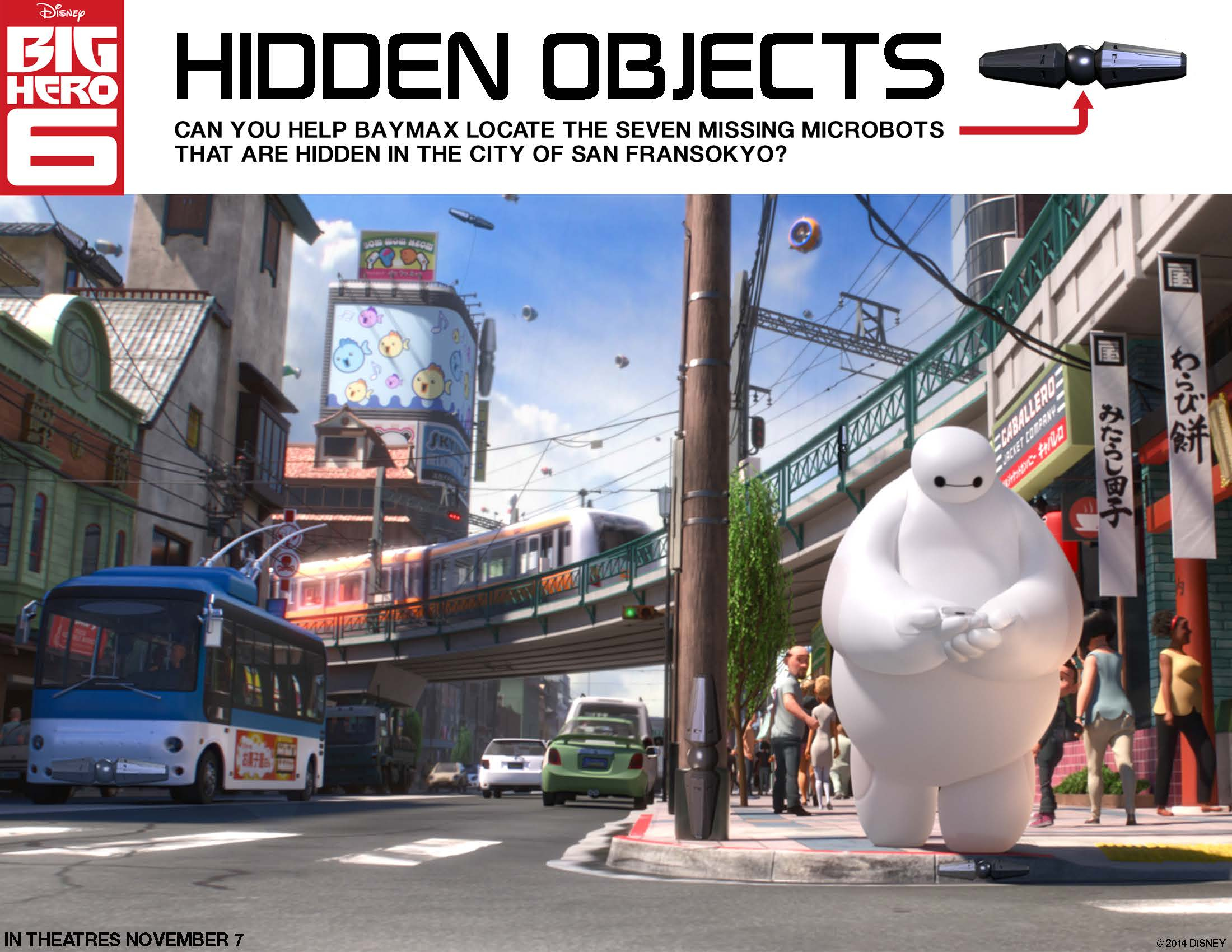 Big Hero 6 - Free Printables! - Highlights Along The Way in Large Hidden Things to Print Out Free