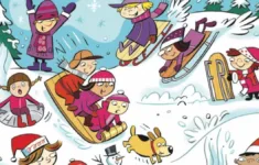 Brain Teaser For Testing Your Iq: Can You Spot 6 Hidden Words In intended for Hidden Pictures It Snowing