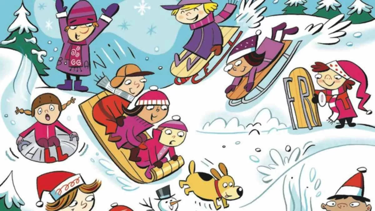 Brain Teaser For Testing Your Iq: Can You Spot 6 Hidden Words In intended for Hidden Pictures It Snowing