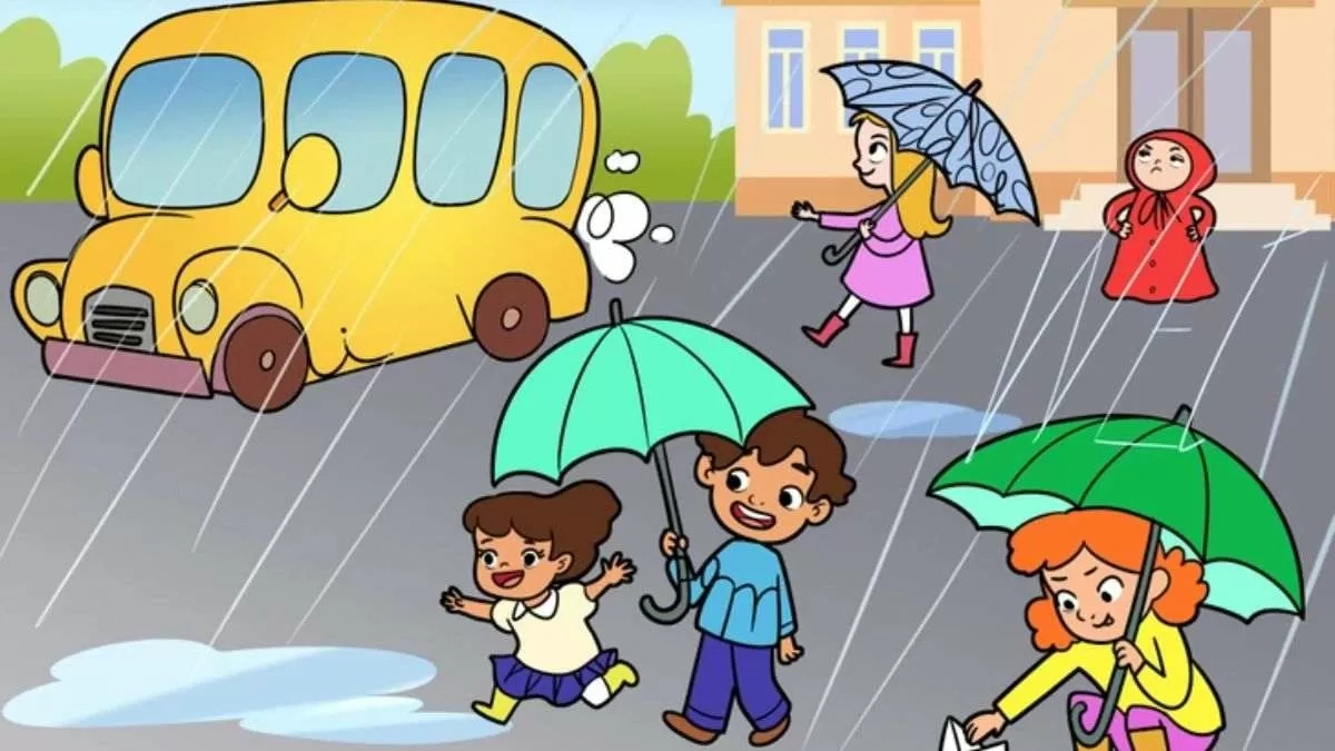 Brain Teaser To Test Your Iq: Can You Spot 5 Rainy Day Words intended for Rainy Day Visit Hidden Pictures Answers
