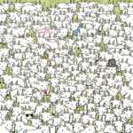 Can You Find The Sheep Among The Goats In This Brainteaser? Inside Sheep Find A Hidden Picture Page