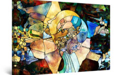 Canvas Wall Art – Double Personality, Hidden Faces – Lys Og Art inside Abstract Art Hidden Pictures