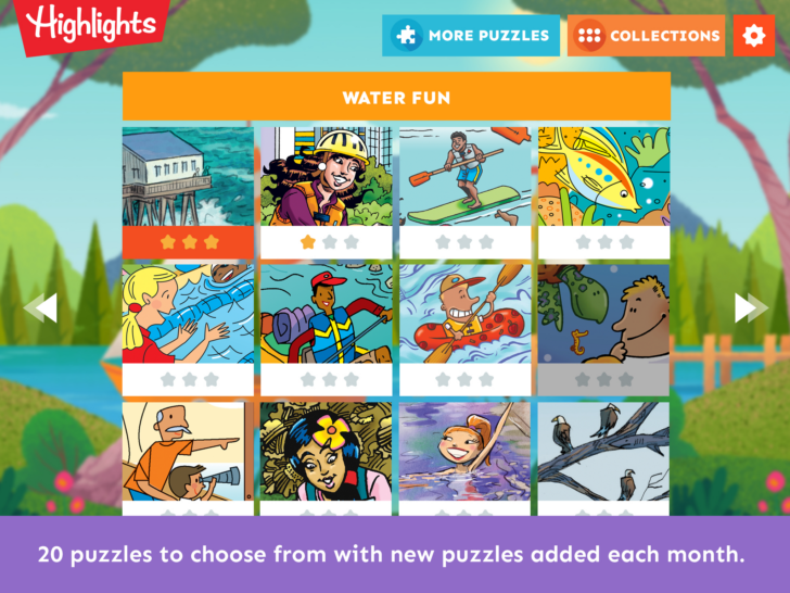 Highlights Magazine Hidden Pictures Game