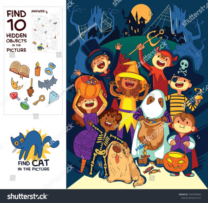 Halloween Find the Hidden Pictures Halloween Find the Hidden Pictures