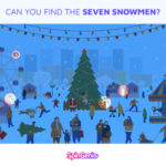 Christmas Brainteaser: Can You Find The 7 Snowmen In This Puzzle? Throughout Snowmen At Christmas Hidden Pictures Answers