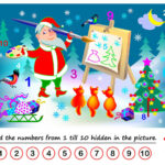 Christmas Game & Activity Pages For Kids: 10 Free Holiday Themed Throughout Hidden Pictures Christmas Theme