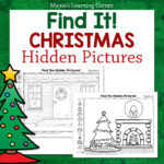Christmas Hidden Picture Printable Packet   Mamas Learning Corner Regarding Hidden Pictures Christmas Worksheets
