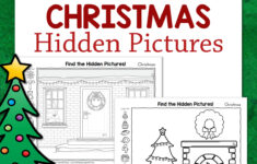 Christmas Hidden Picture Printable Packet - Mamas Learning Corner regarding Hidden Pictures Christmas Worksheets