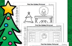 Christmas Hidden Picture Printables - Mamas Learning Corner for Free Printable Christmas Hidden Pictures Printable