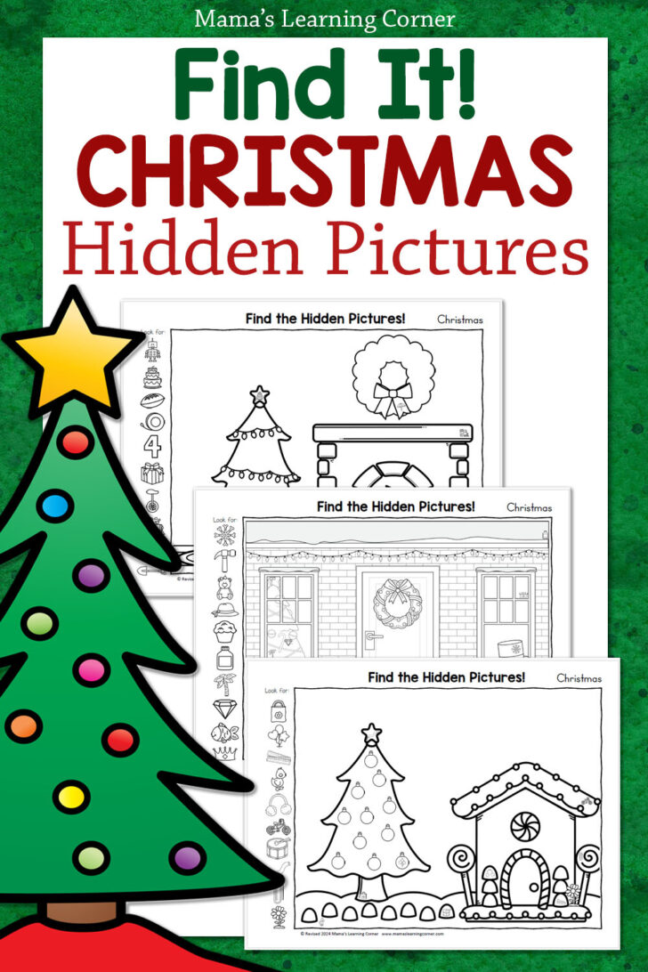 Christmas Hidden Pictures Free Printable Christmas Hidden Pictures Free Printable