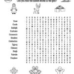 Christmas Hidden Words • Beeloo Printable Crafts And Activities Within Easy Christmas Hidden Pictures