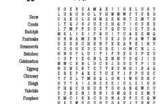 Christmas Hidden Words • Beeloo Printable Crafts And Activities within Easy Christmas Hidden Pictures