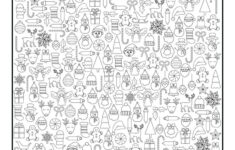 Christmas I Spy - 8 Free Printables | Printabulls inside Difficult Christmas Hidden Pictures