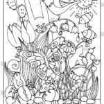 Coloring Page Game Find Hidden Objects Stock Vector (Royalty Free Intended For Coloring Pages Hidden Pictures