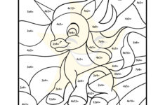 Colormultiplication Fun! Free Printable Worksheets For Kids (Pdf) for Multiplication Colouring Hidden Pictures Free