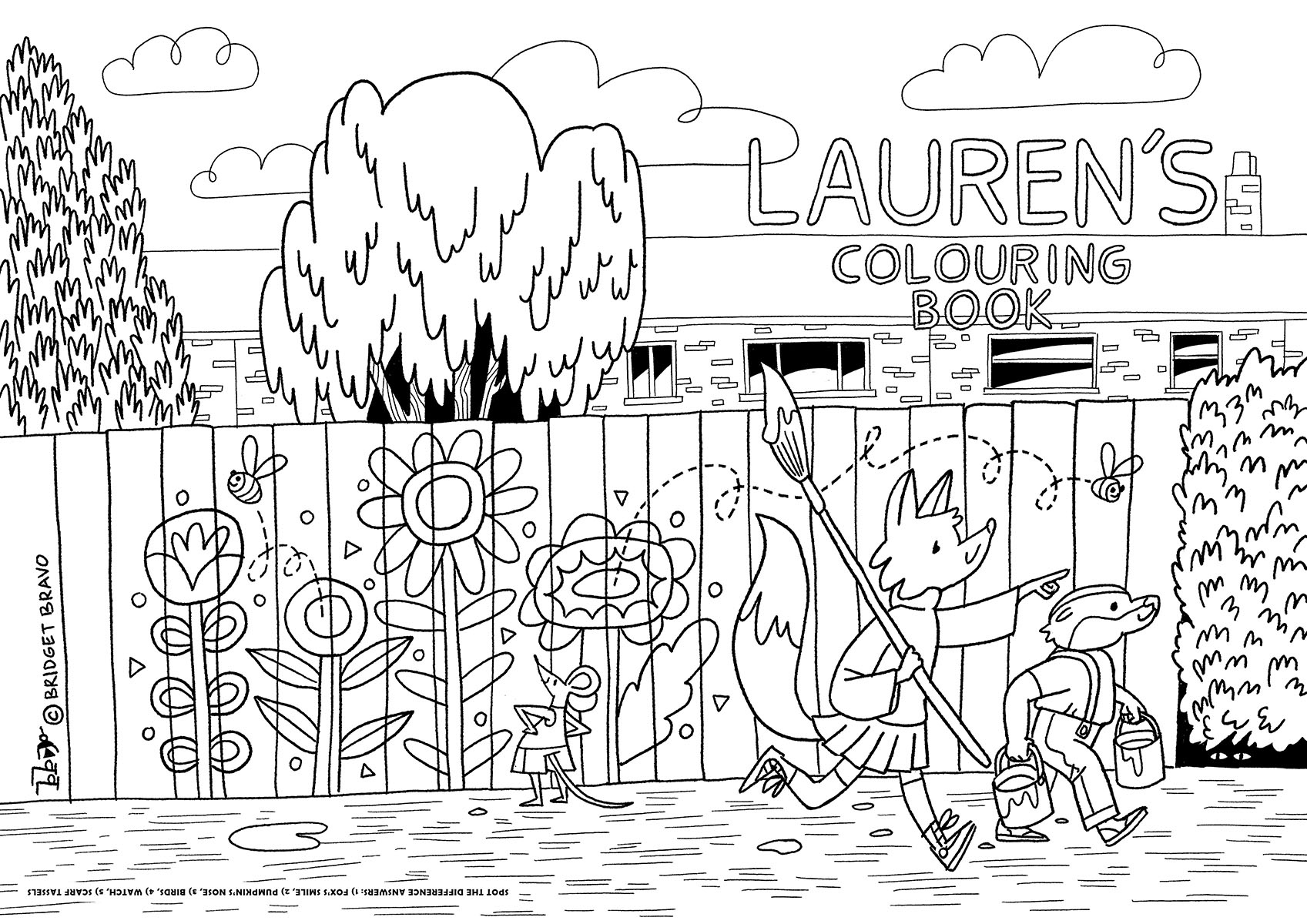 Colouring Books - Bridget Bravo within Printable A4 Hidden Pictures