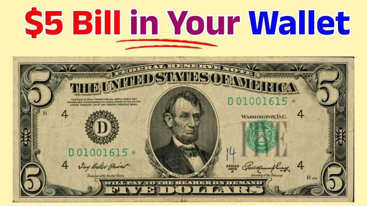 Could This $5 Bill In Your Wallet Be A Hidden Treasure Worth pertaining to 5 Dollar Bill Hidden Pictures