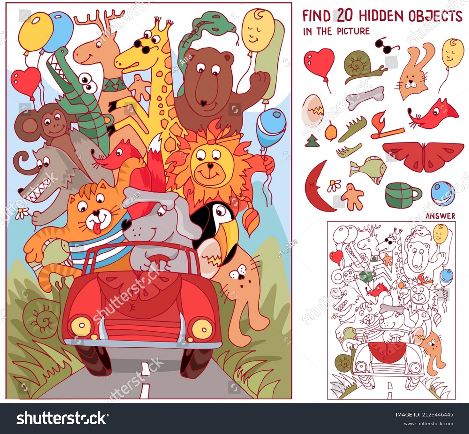 Crocodile Hidden: Over 64 Royalty-Free Licensable Stock for Find the Hidden Objects For Teens